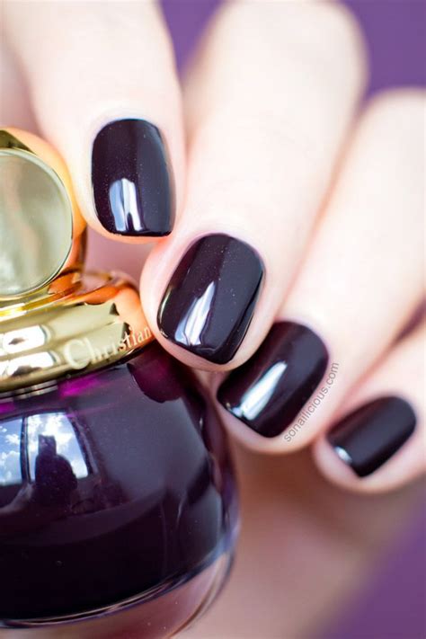 dior black plum nail polish|Dior nail polish usa.